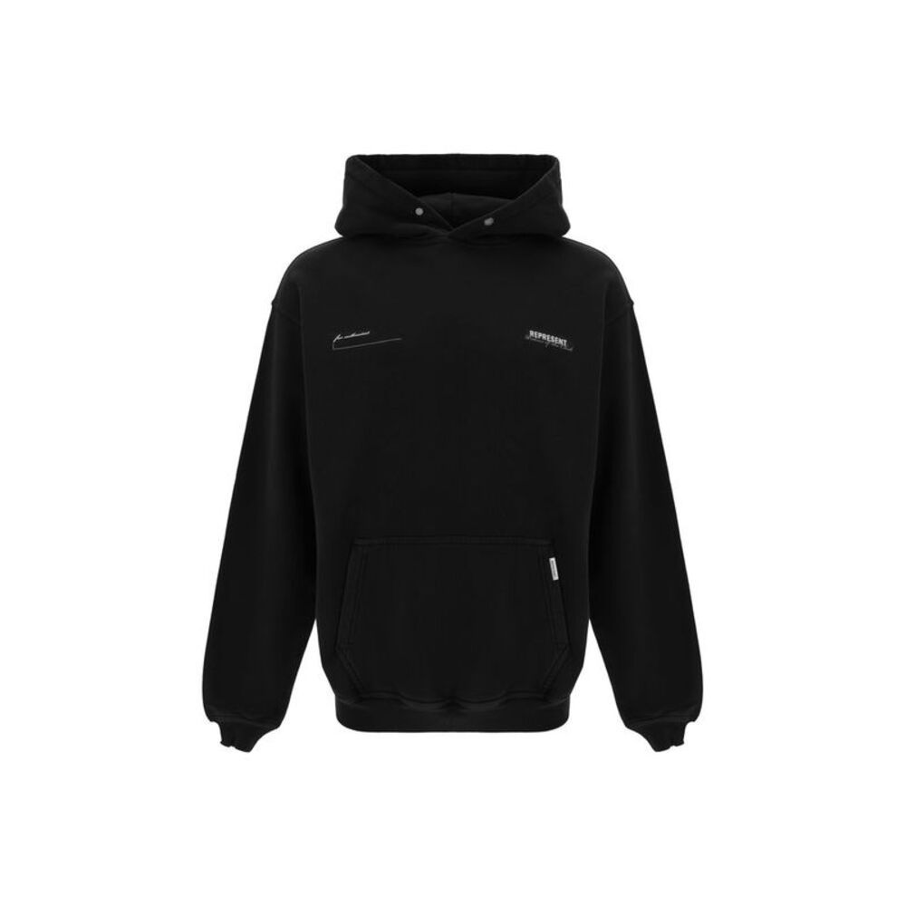 Represent Black Cotton Men's Sweatshirt